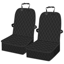 2 Packs Car Front Seat Cover for Dogs, Waterproof Pet Car Seat Protector, Non...