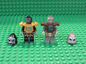 Lot of 2 LEGO Legends of Chima Gorzo Grumlo Minifigures 70008 GR32