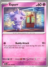 Espurr 36/86 Chaos Rising Pokemon Card NM TCG singles Near Mint English