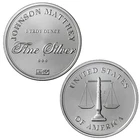 1 oz Johnson Matthey Silver Round - BU in Capsule