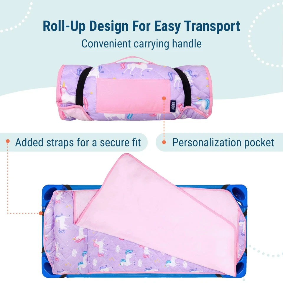 Alfombrilla acolchada moderna de microfibra con almohada reutilizable para niños y niñas, idea... Foto 4 de 4