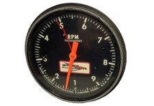 Early Moroso 10000 Rpm Mechanical Tachometer Jones Motrola Large Diameter Cool