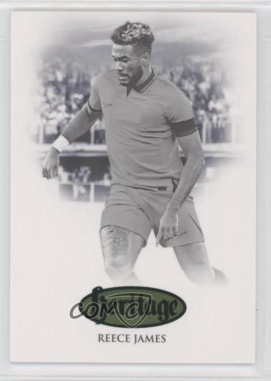 2022 Futera Unique World Football Heritage Emerald 4/24 Reece James #HG016 fm0