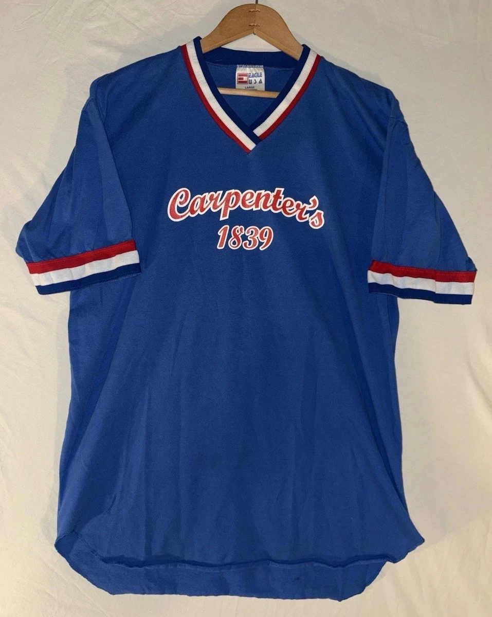 Maillot Vintage Baseball Severn Eagle USA - Taille L - Rouge - Fabriqué Aux États-Unis - Occasion Très Bon état