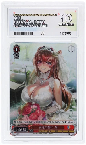 Weiss Schwarz Mio, Eternal Oath Sst/W123-072S SR Sneaker Bunko Vol. 2 - ACE 10