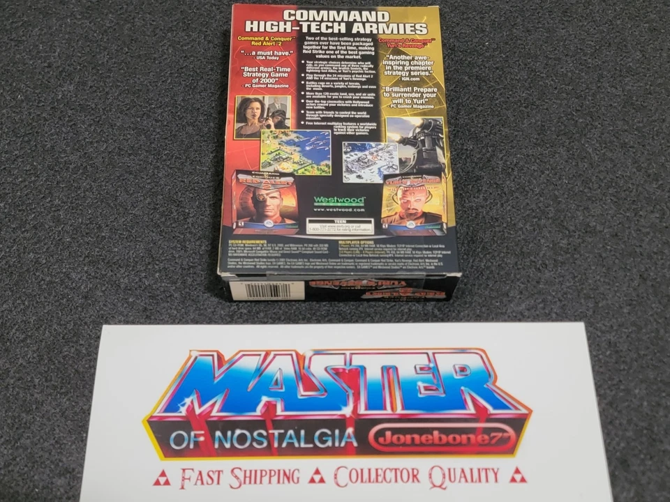 PC Computer COMMAND & CONQUER Red Strike SEALED NEW Windows RED ALERT 2 Yuri's - Image 2 of 4