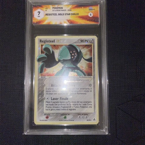 Pokemon Card Registeel Gold Star / EXC / Ex Legend Maker 92/92 🇮🇹 ITA