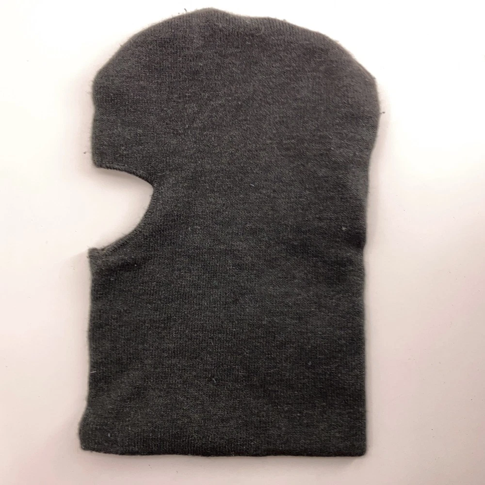 One Hole Gray Winter Ski Mask 40g thinsulate