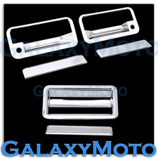 88-98 GMC C1500+C2500+C3500 Triple Chrome 2 Door Handle+PSG KH+Tailgate Cover