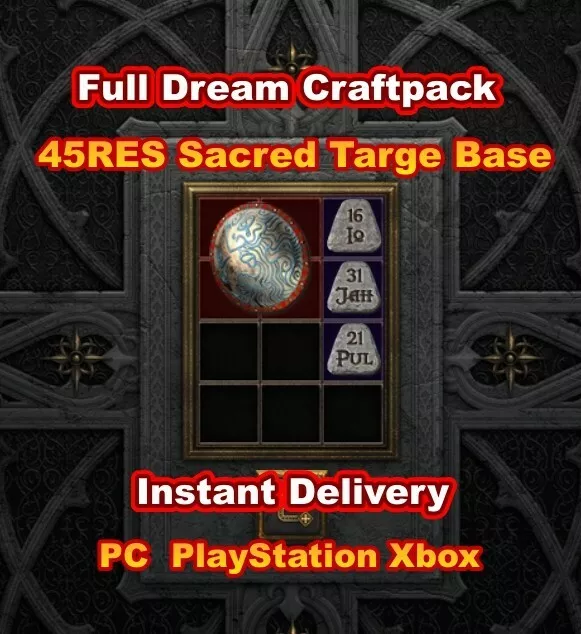 Diablo2 sacred targe