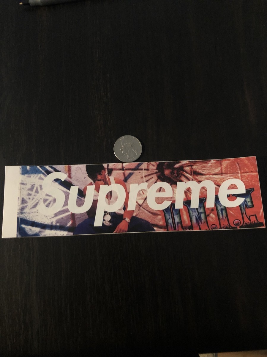 New Supreme New York Prodigy HNIC Box Sticker Decal 8”x2.25 New Supreme New York Prodigy HNIC Box Sticker Decal 8”x2.25