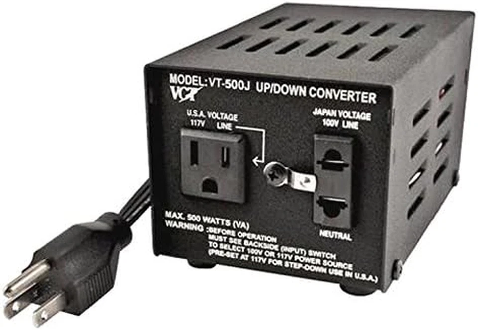 VCT VT-500J - Japanese Step Up/Down Voltage Transformer Converts Japan 100 Volts - Image 2 of 3