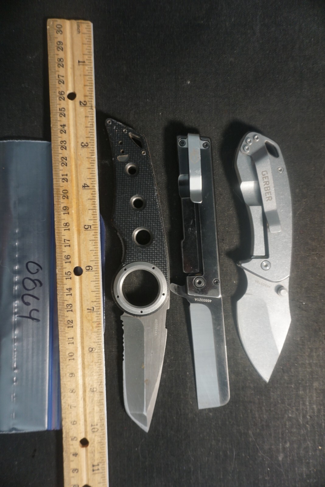 0864 Three Gerber pocket knives eBay