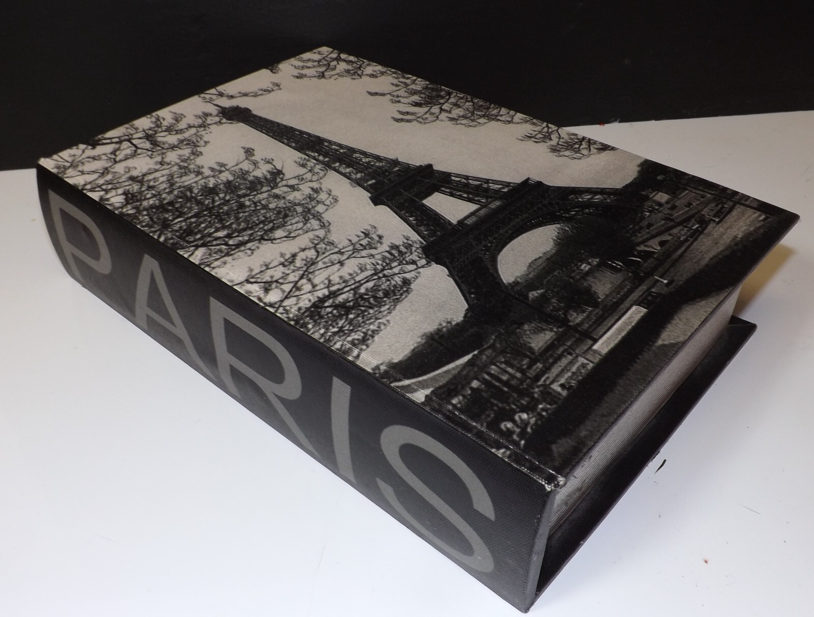 PARIS Book Hidden Storage Box Safe Secret Hidden Stash Hollow Box French Decor