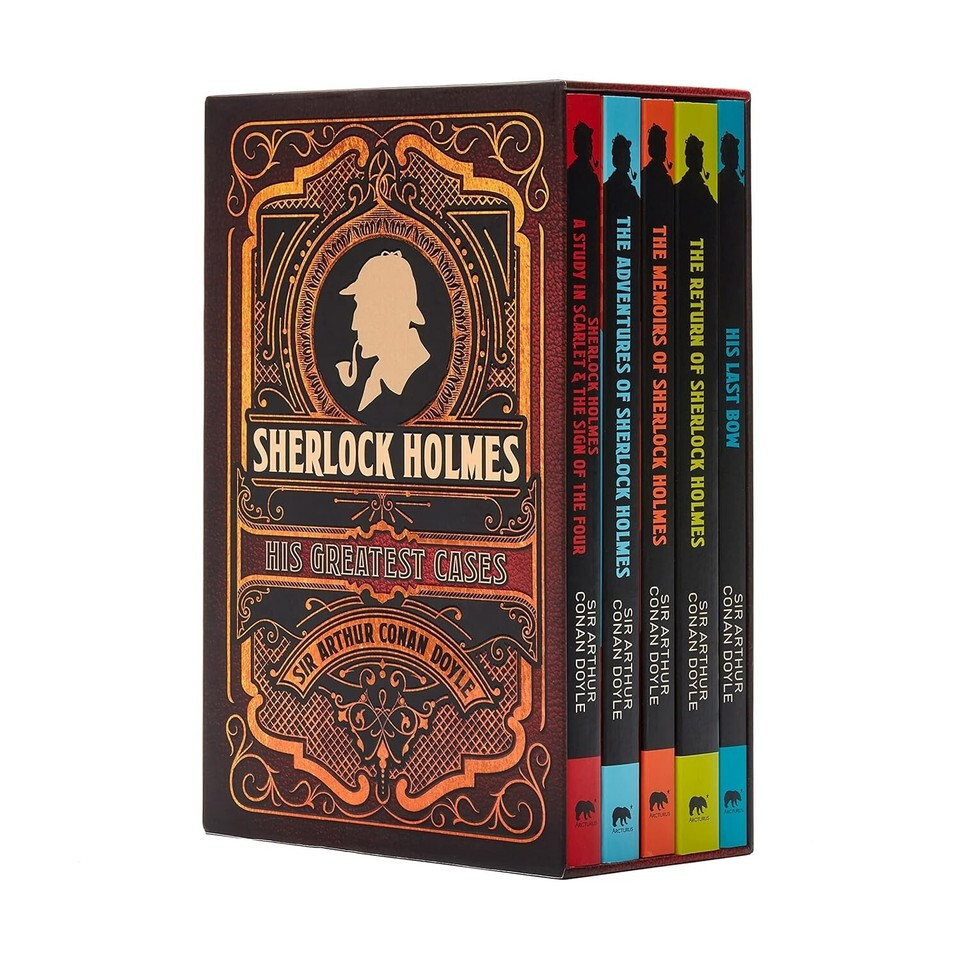 Sherlock Holmes: His Greatest Cases: 5-Book paperback boxed set by Arthur Conan - Image 7