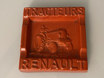 Automobilia Automobil Aschenbecher Keramik Traktoren Renault