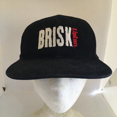 Vintage Lipton brisk iced tea Trucker SnapBack hat 1990s 80s N24