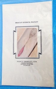 Nancy Tribolet, CDA Precut Stencil Packet - Slotted Spoon 1992  New In Package