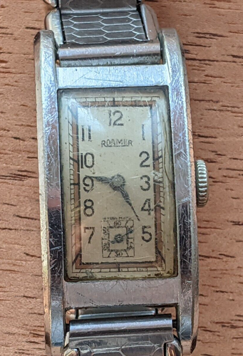 ROAMER Art Deco Tank rectangular watch - Afbeelding 1 van 10