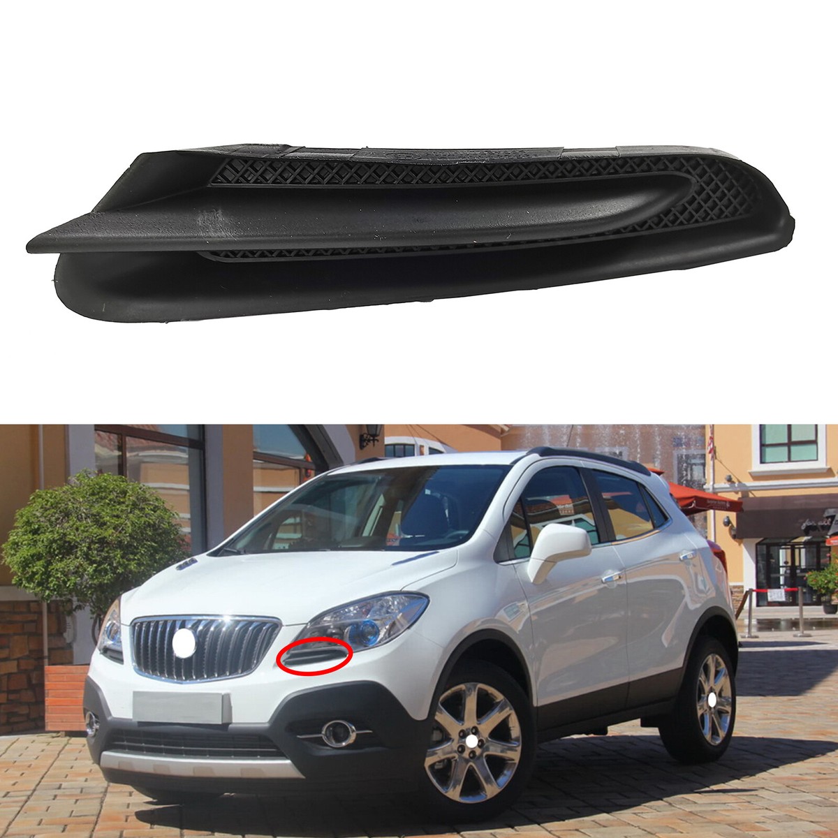 2013-2016 Buick Encore Bumper End - Action Crash GM1117104C - Right - Passenger Side 2013-2016 Buick Encore Bumper End - Action Crash GM1117104C - Right - Passenger Side
