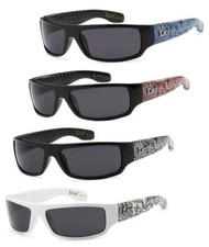 Locs Men's Bandana Pattern Sunglasses LOC9003-BDNA , NEW  FREE Shipping 