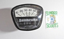 LAMBRETTA. VEGLIA GP 60mph SPEEDO. ITALIAN THREADED. BULB & HOLDER INCLUDED