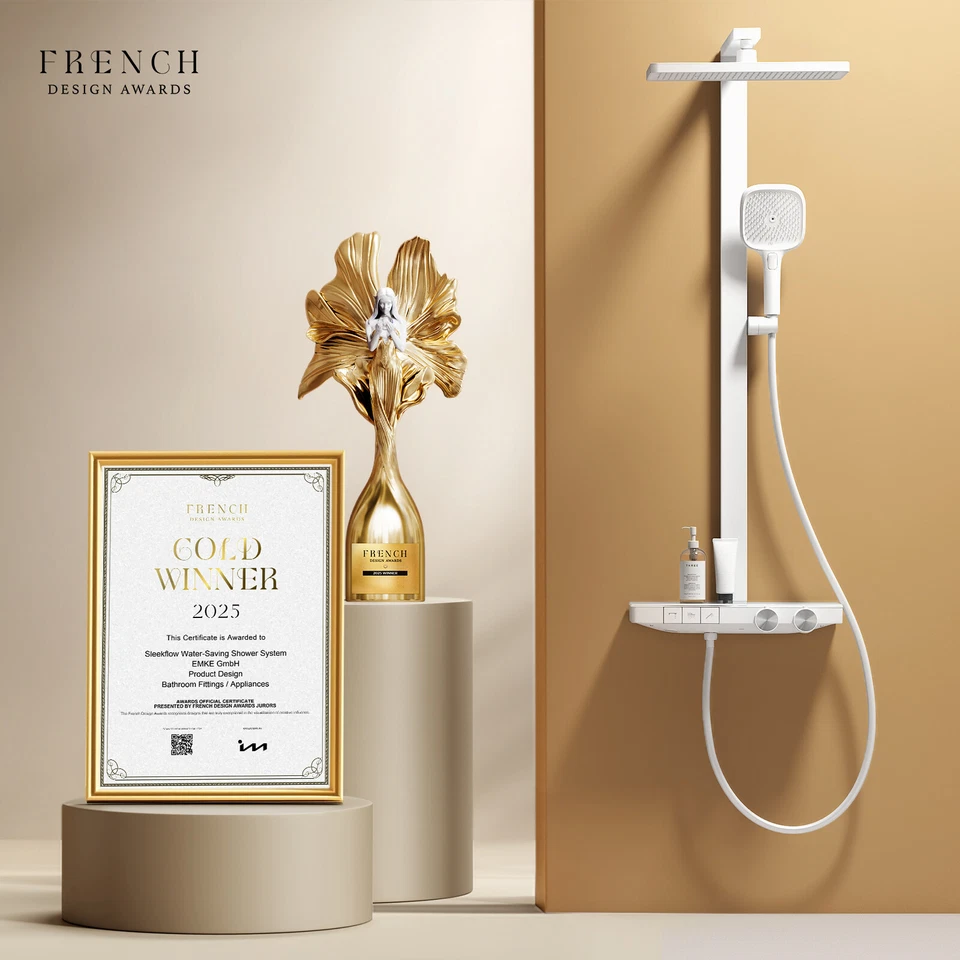 Duschsystem Duschset Regendusche Mit Thermostat Einstellbare Wassermenge Bad - Bild 3 von 4