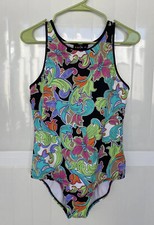 Jantzen Wom M Bathing Suit Keyhole Back Full Coverage High Quality