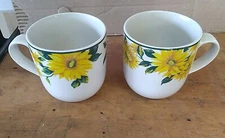 SUNFLOWER BY THOMSON POTTERY -  SET OF 2 COFFEE/TEA MUGS