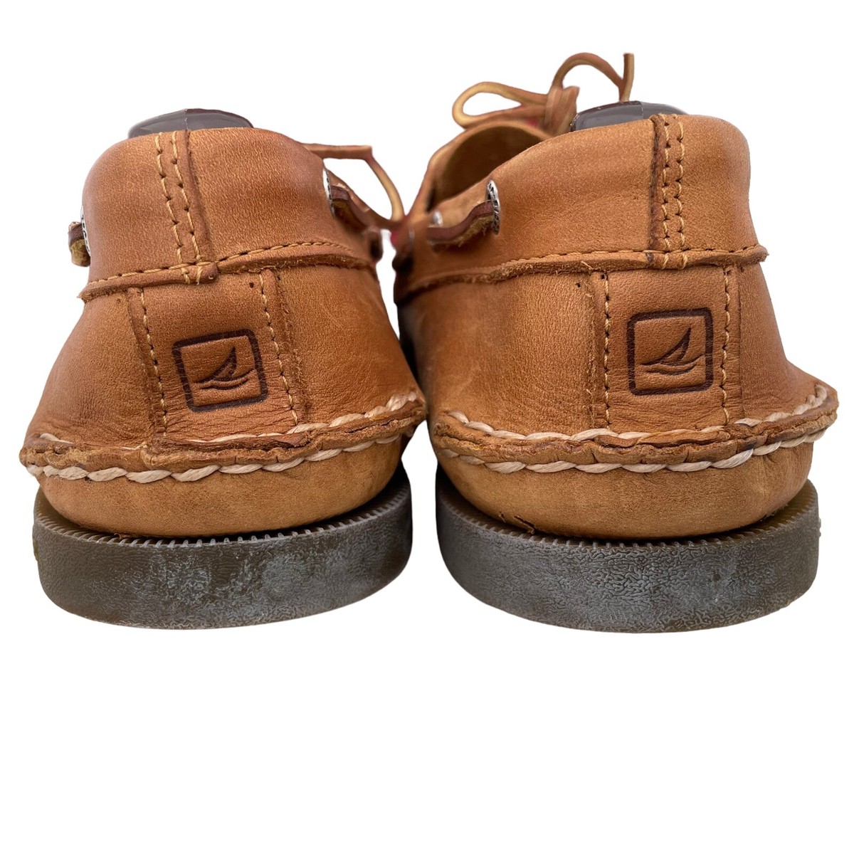 Sperry Top Sider Authentic Original 2 Eye Boat Deck Shoe Brown Leather Mens 12M Amazon.com | Authentic Original 2 Eye Brown Nubuck | Loafers  main image 4
