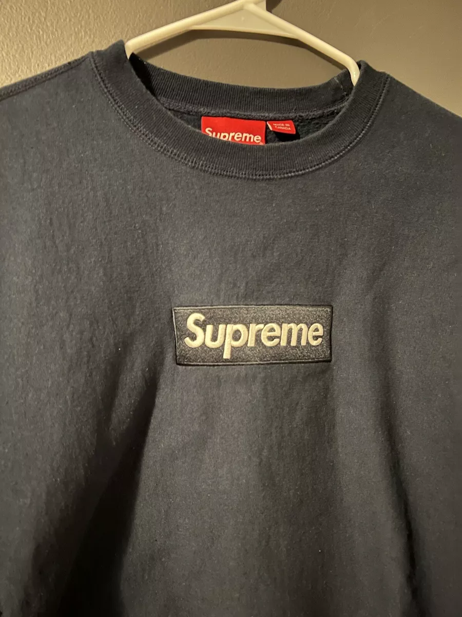 supreme  box logo crewneck brown Sサイズ