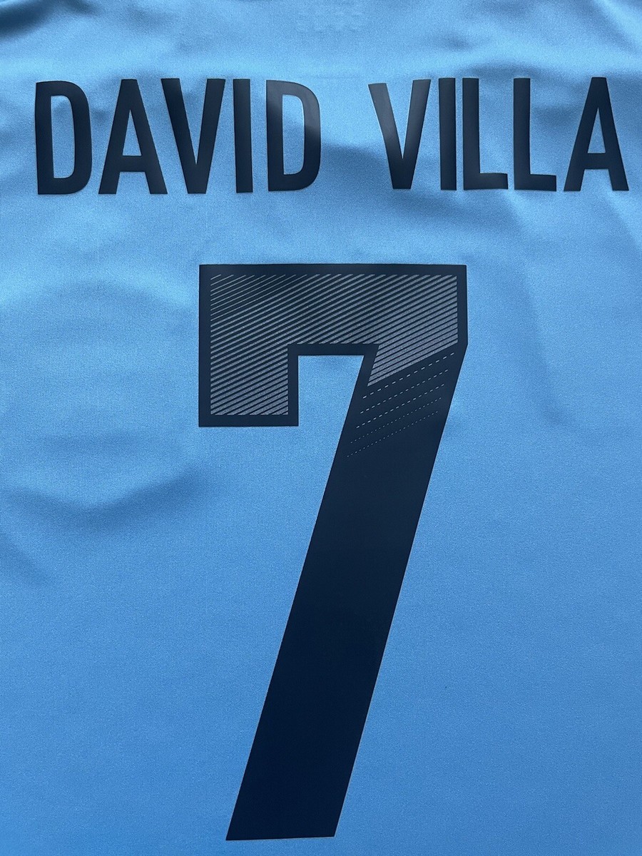 2012/13 Spain Away Jersey #7 David Villa 2XL Adidas Football