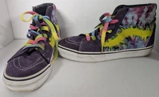 Vans Old Skool High Top Mens Shoes 8.5 Women 10 Tie dye