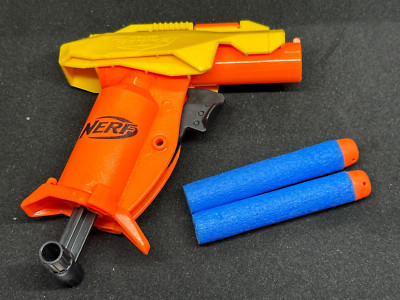 Nerf  Alpha Strike Stinger Orange / Yellow foam dart blaster 