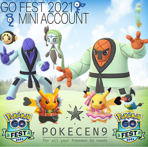 Pokemon Go Fest 21 Mini Acc 50xshiny Meloetta Research No 6 Ebay