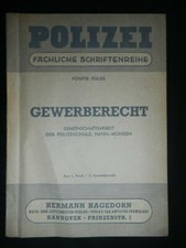 Policja - Seria pism specjalistycznych - Prawo do prowadzenia działalności gospodarczej - lata 50.