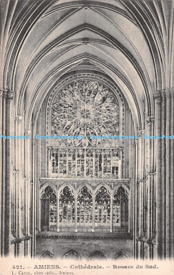 R228801 421 Amiens Kathedrale Rosace du Sud L Caron