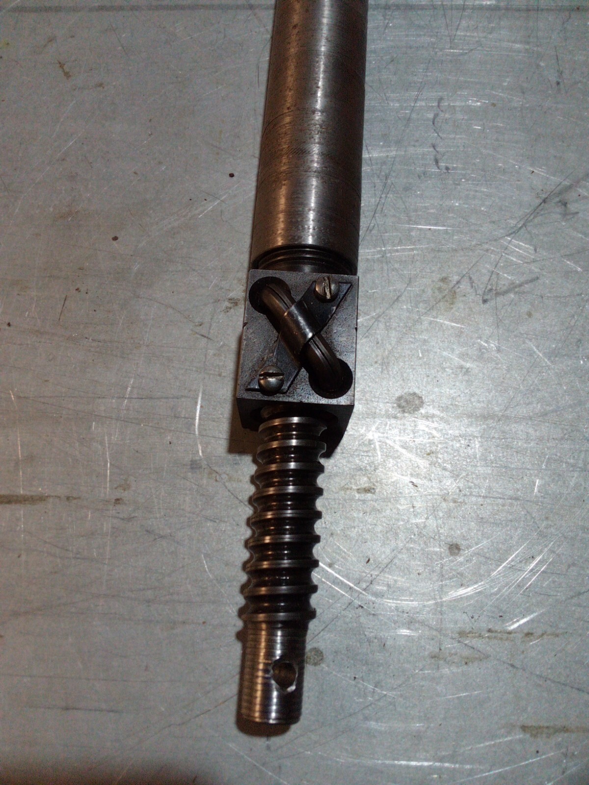 Thomson Ball Screw 12" stroke x 5/8" Diameter & Rotating Ball Bearing