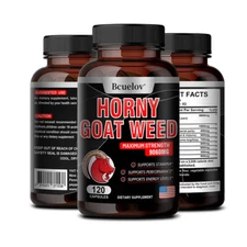 Horny Goat Weed-with Maca,Saw Palmetto,Ginseng,L-Arginine for Men&Women 30-120