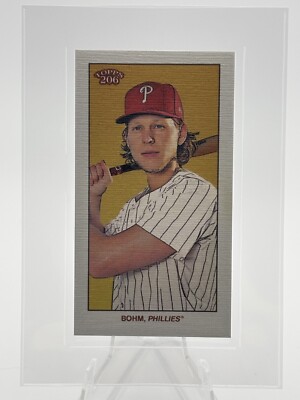 2024 TOPPS T206 ALEC BOHM CANVAS STOCK VARIATION SP/25-PHILLIES ALL STAR 3B