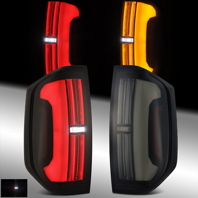 For 2014-2021 Toyota Tundra NOVA-Series Prismatic LED Tail Lights Alpha-Black