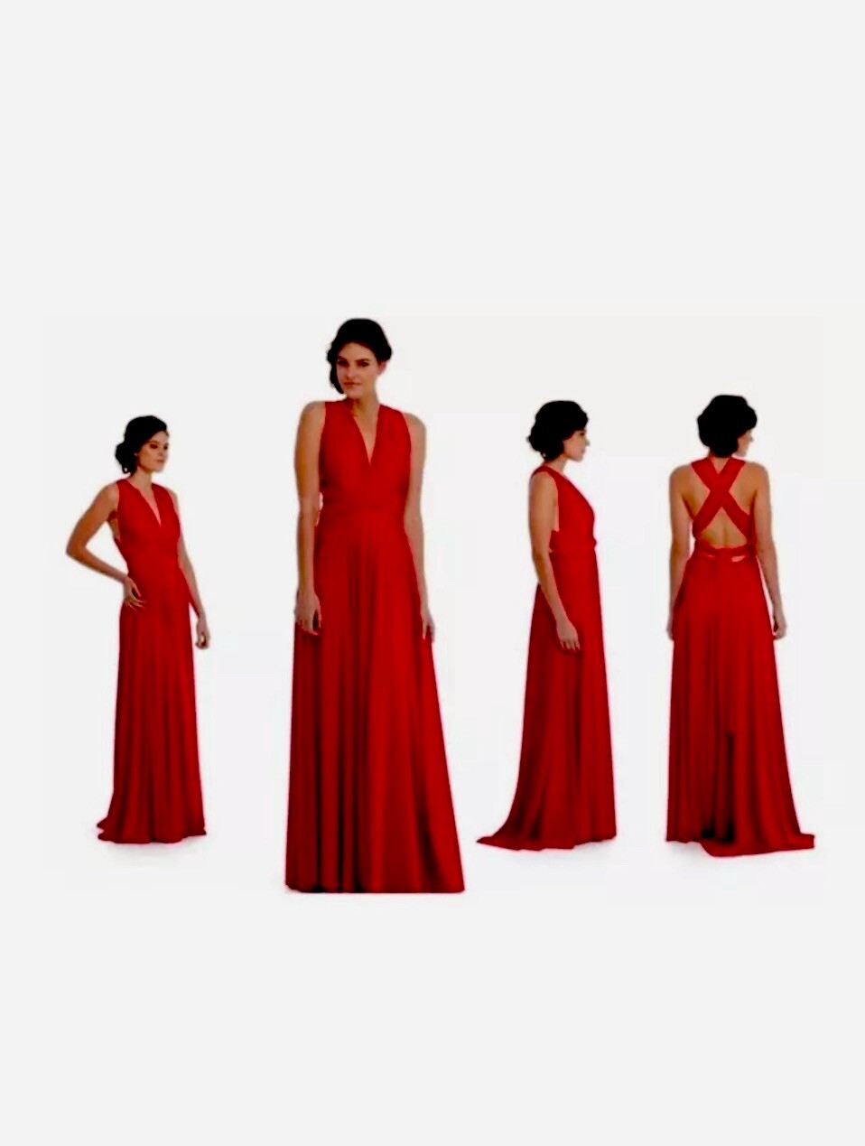 ESTAM Versatile Convertible Infinity Wrap Maxi Dr… - image 4