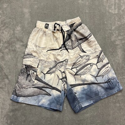 Guy Harvey AFTCO Shorts Mens size Small Fish print