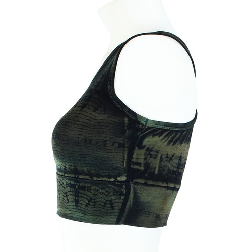 Crop Top Racerback Batik Reptile verschiedene Farben Yoga Boho Psy Goa Festival - Picture 40 of 43