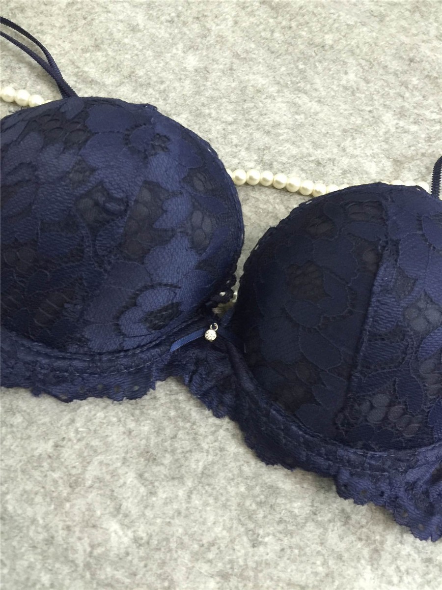 Push up Padded Bras Underwire Lace Bra and Panty Set Sexy lingerie sets  japanese