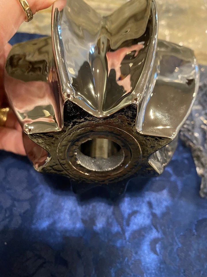 ET2 Minx 1 Luz Colgante Espejo Cromo EP96013-56SN Flor Foto 2 de 4