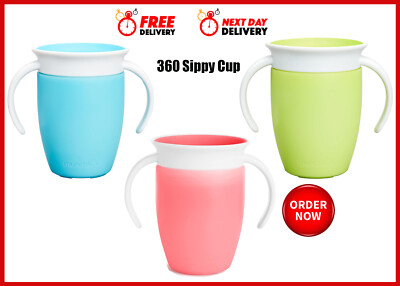 Munchkin Miracle 360 Sippy Cup, Trainer Toddler Cup, BPA Free