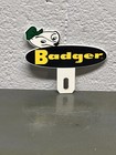 Badger Thick Metal Plate Topper Farm Equipment Machinery Gas Oil Diesel Sign