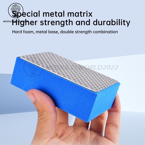 60-400 Grit Diamond Polishing Hand Pads Grinding Block For Granite Marble Glass - Picture 3 of 28