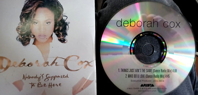 2 Deborah Cox CDs - Nobody's Supposed To Be Here & Things JUST Ain't THE Same